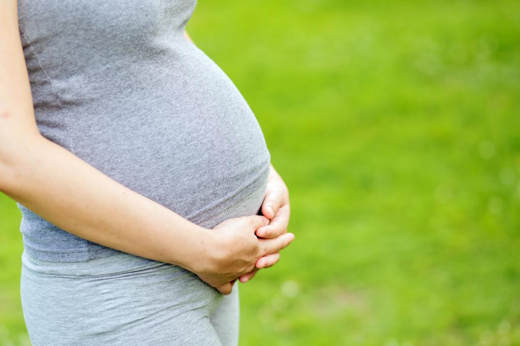 Hamile bir kadın