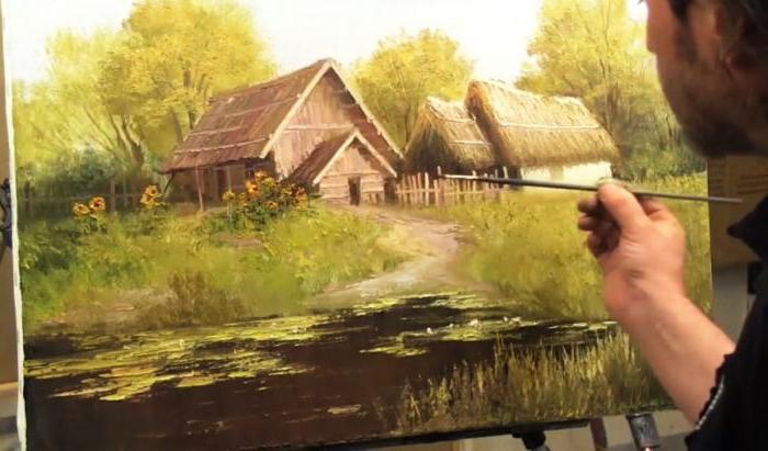 igor Sajarov de la pintura al óleo