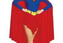 O traje do Superman - o popular carnaval roupa