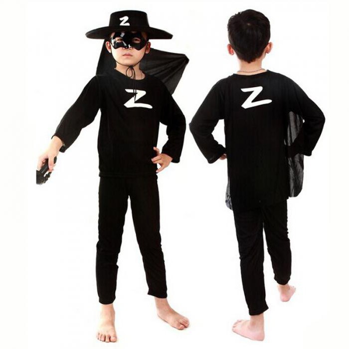 o fato de Zorro para o menino