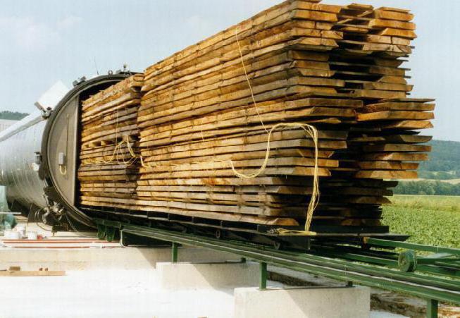 chamber drying of wood