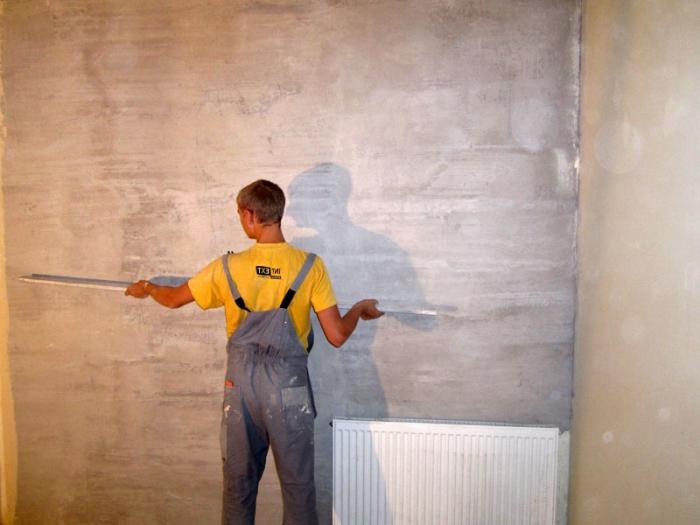 Wallpaper preparation of walls