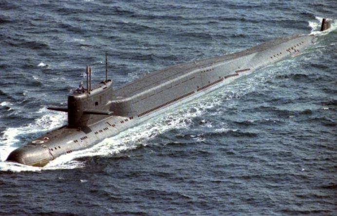 的新的核潜艇的俄罗斯