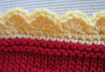 Edging crochet: the scheme and description