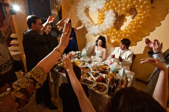 tártaro brinde para a festa de casamento