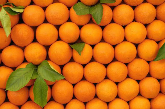 Pomarańcza kalorii na 100 gramów