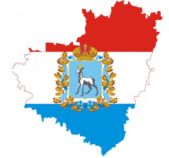 el escudo de armas de la provincia de samara