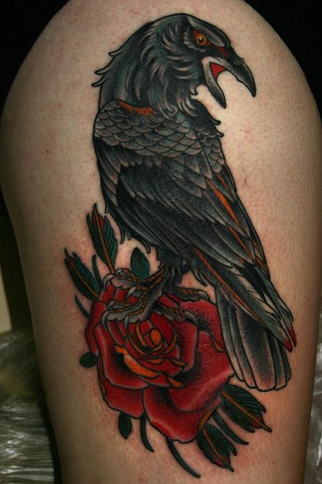 tatuagem corvo a designação