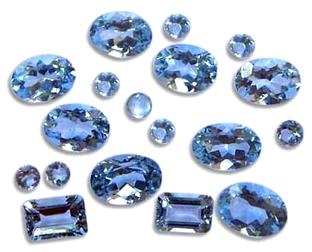 pedras aquamarine