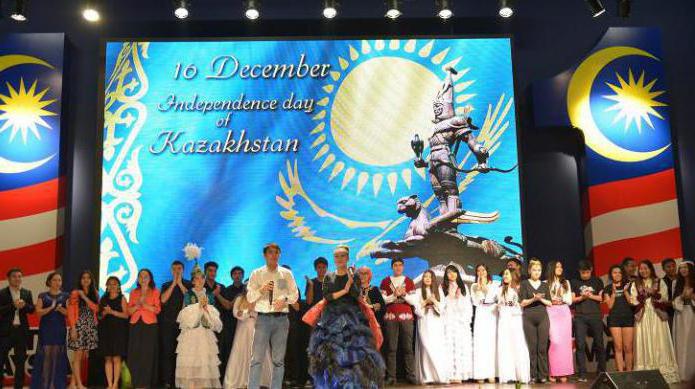 Feiertag Tag der Unabhängigkeit Kasachstans als