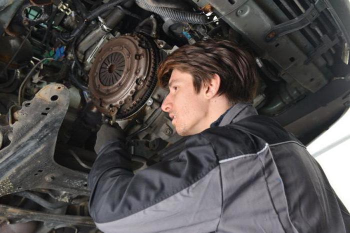 clutch replacement on Renault Logan 1 4