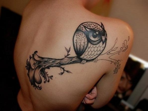 значення татуювання сова