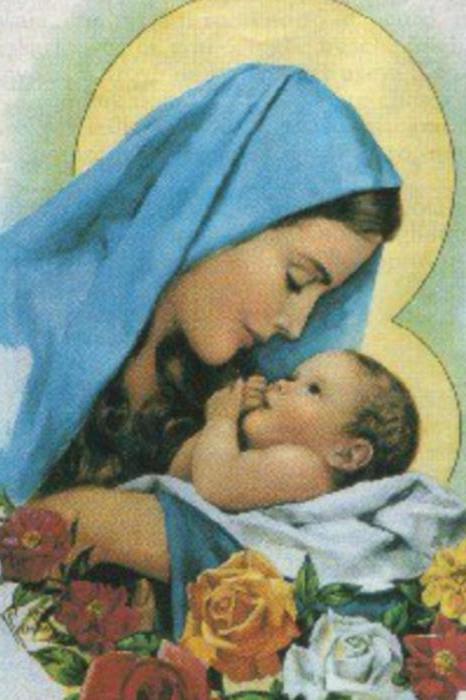 la oración de la santísima virgen sobre el otorgamiento de los niños