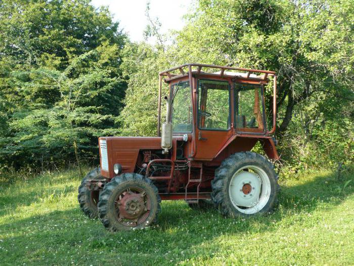 Characteristics of the tractor T 30