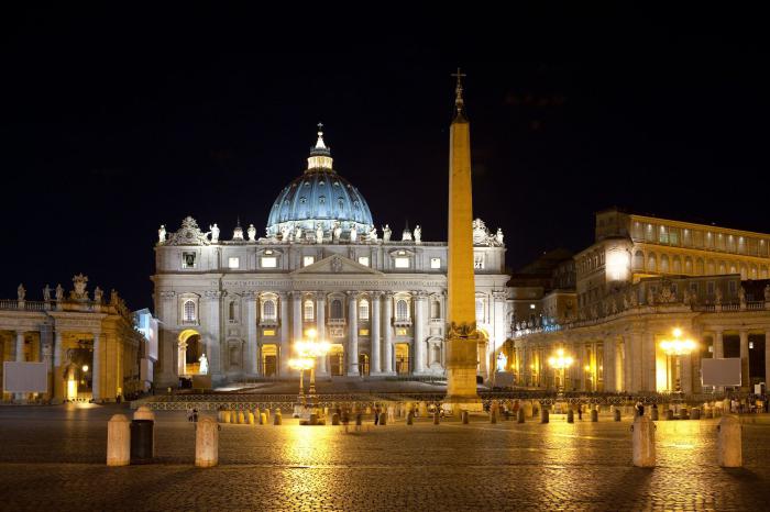 St Peter's square in Rome