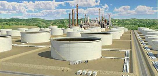 tanques de armazenamento de petróleo e derivados dimensões