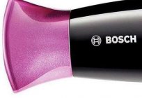 O secador de cabelo Bosch PHD 2511: visão geral do modelo, preço, comentários