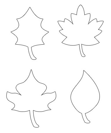 un patrón de hojas del otoño