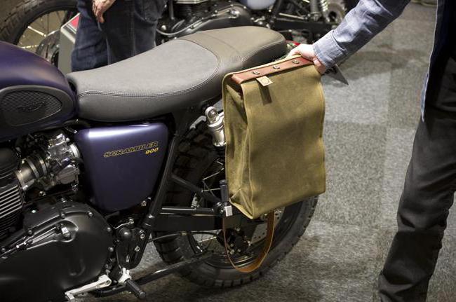 textile side bags for motorbike
