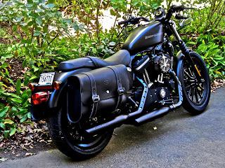 side leather saddlebags for motorcycle