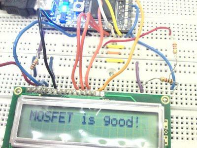 how to test mosfet transistor