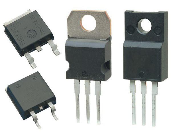 la designación de los transistores