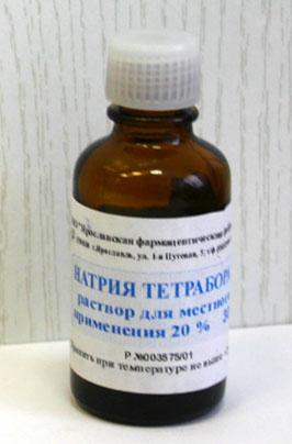 sodium tetraborate instruction