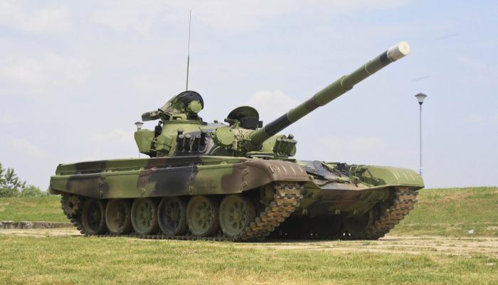 die Besatzung des Panzers T 72