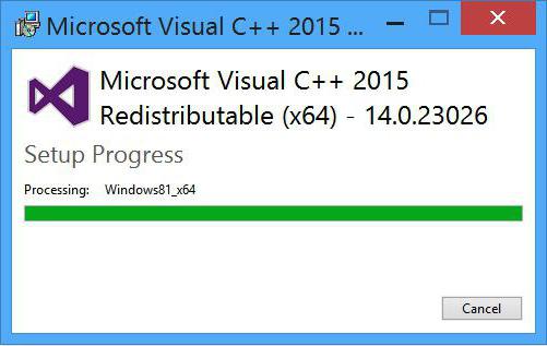 インストールは、Microsoft Visual C++の