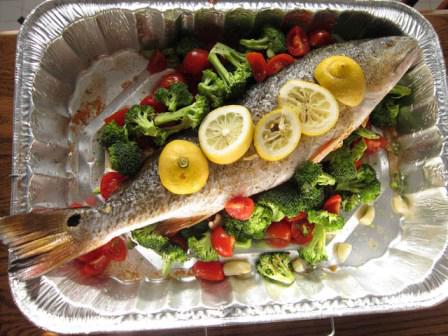 how to cook fish with vegetables