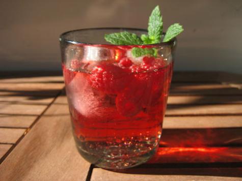 the infusion of raspberry on alcohol