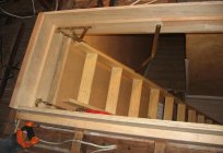 Attic stairs with their hands: step by step instructions