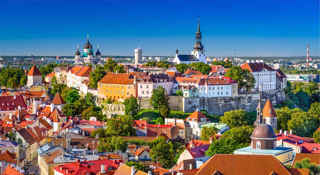 Piękne miasto Tallin