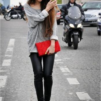 what to wear with leather leggins