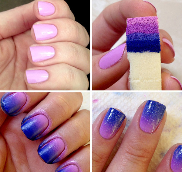 Como fazer gradiente de manicure em casa