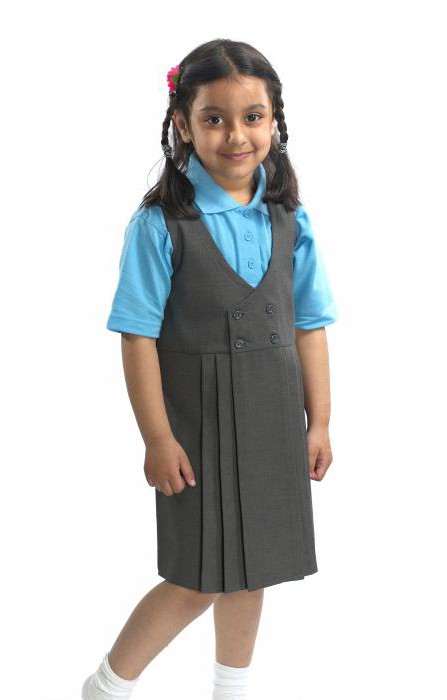 estilo escolar vestidos para niñas