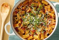 Vegetarian pasta with vegetables recipes