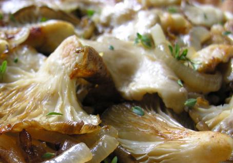 how to fry mushrooms pig
