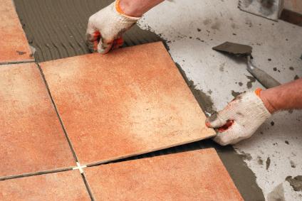 How laying ceramic tiles