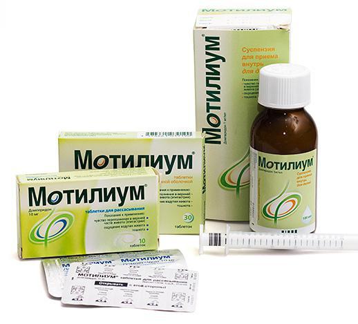 drug Motiuk manual and contraindications