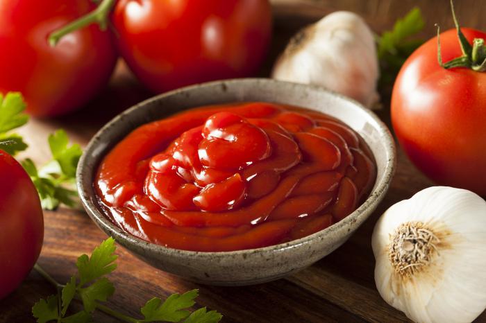 la composición de la salsa de tomate de baltimore