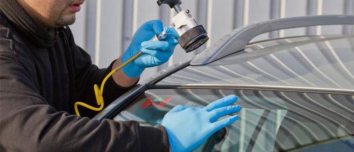 removal of chips and cracks on the windshield