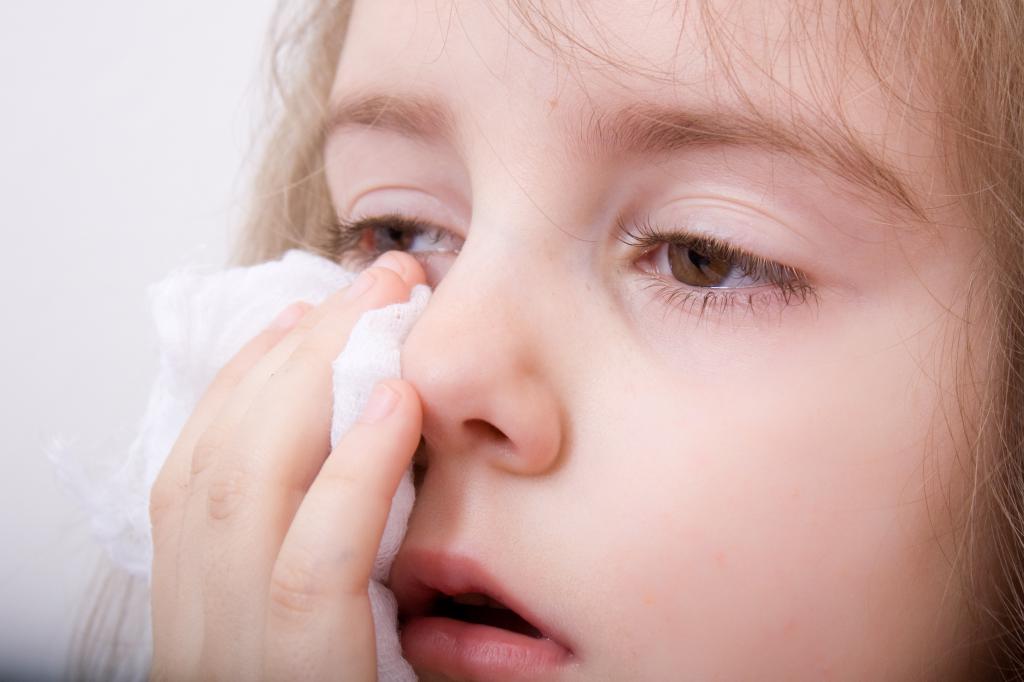 アレルギー反応の子ども
