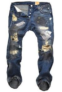 how to scrub the paint off of jeans