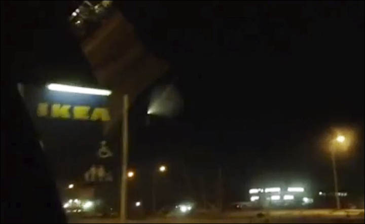 UFO over IKEA