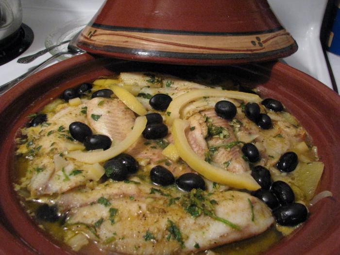 fish in Moroccan cooking recipe