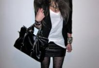 What to wear with leather skirt: a few ideas