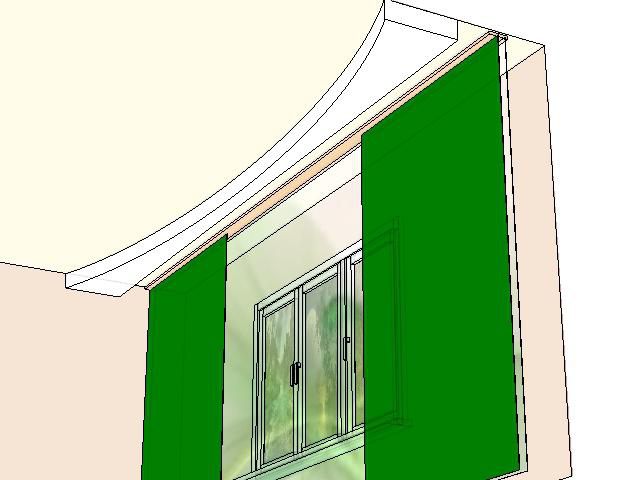 niche for curtains drywall sizes