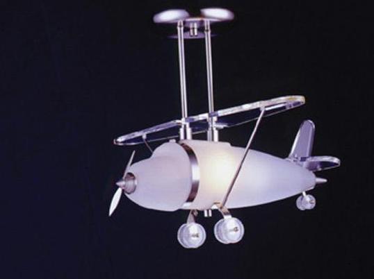 Children's chandelier airplane