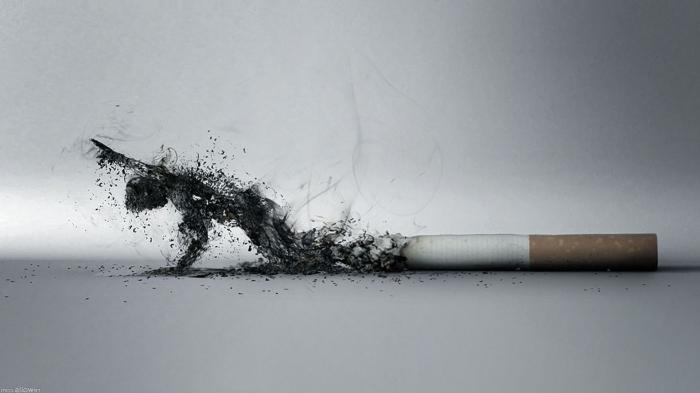 Smoking kills man